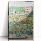 Modern Wall Art - Tranquil Rainy Landscape Scene - Nature Art Print