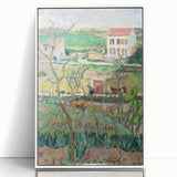 Modern Wall Art - Tranquil Rainy Landscape Scene - Nature Art Print