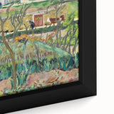 Modern Wall Art - Tranquil Rainy Landscape Scene - Nature Art Print