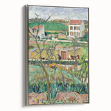 Modern Wall Art - Tranquil Rainy Landscape Scene - Nature Art Print