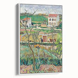 Modern Wall Art - Tranquil Rainy Landscape Scene - Nature Art Print