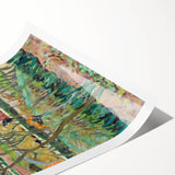 Modern Wall Art - Tranquil Rainy Landscape Scene - Nature Art Print