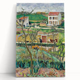 Modern Wall Art - Tranquil Rainy Landscape Scene - Nature Art Print