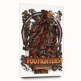 Foo Fighters Retro Wall Art - Vintage Steampunk Poster