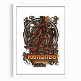 Foo Fighters Retro Wall Art - Vintage Steampunk Poster