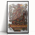 Foo Fighters Retro Wall Art - Vintage Steampunk Poster