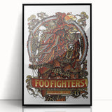 Foo Fighters Retro Wall Art - Vintage Steampunk Poster