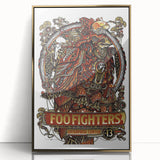 Foo Fighters Retro Wall Art - Vintage Steampunk Poster