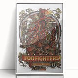Foo Fighters Retro Wall Art - Vintage Steampunk Poster