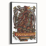 Foo Fighters Retro Wall Art - Vintage Steampunk Poster
