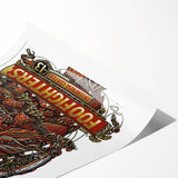 Foo Fighters Retro Wall Art - Vintage Steampunk Poster