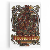 Foo Fighters Retro Wall Art - Vintage Steampunk Poster