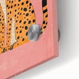Stylish Cheetah Illustration - Playroom Wall Art