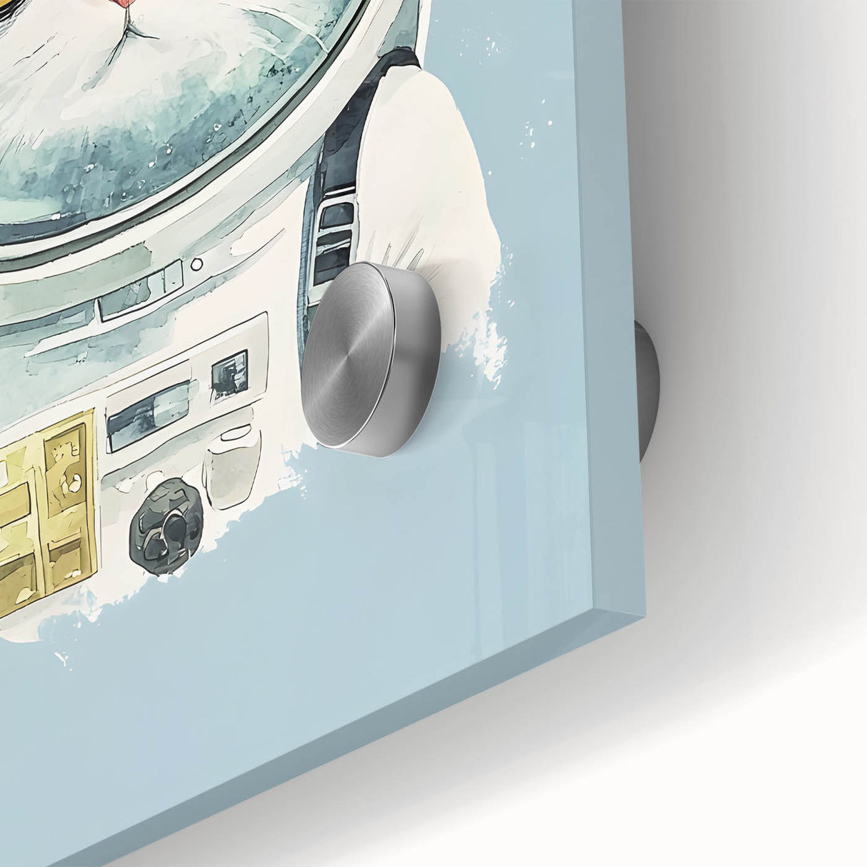 Astronaut Cat Nursery Wall Art - Baby Room & Kids Room Decor