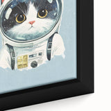 Astronaut Cat Nursery Wall Art - Baby Room & Kids Room Decor