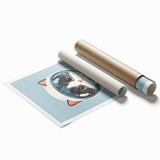 Astronaut Cat Nursery Wall Art - Baby Room & Kids Room Decor