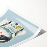 Astronaut Cat Nursery Wall Art - Baby Room & Kids Room Decor