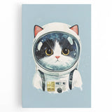 Astronaut Cat Nursery Wall Art - Baby Room & Kids Room Decor