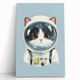 Astronaut Cat Nursery Wall Art - Baby Room & Kids Room Decor