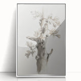 Nature Sketch - Monochrome Tree Trunk Living Room Wall Art