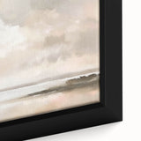 Close-up of a framed abstract landscape wall art piece showcasing vibrant colors and intricate textures, perfect for modern home decor or office spaces.