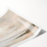 Abstract landscape wall art print showcasing vibrant colors and dynamic shapes, perfect for modern decor. Rolled and securely packaged for delivery.