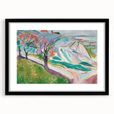Edvard Munch's Expressionist Landscape - Abstract Wall Art Decor