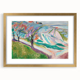 Edvard Munch's Expressionist Landscape - Abstract Wall Art Decor