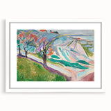 Edvard Munch's Expressionist Landscape - Abstract Wall Art Decor