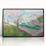 Edvard Munch's Expressionist Landscape - Abstract Wall Art Decor