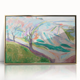 Edvard Munch's Expressionist Landscape - Abstract Wall Art Decor