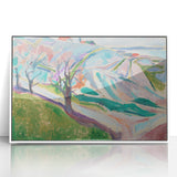 Edvard Munch's Expressionist Landscape - Abstract Wall Art Decor