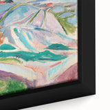 Edvard Munch's Expressionist Landscape - Abstract Wall Art Decor