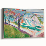 Edvard Munch's Expressionist Landscape - Abstract Wall Art Decor