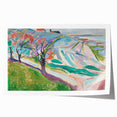 Edvard Munch's Expressionist Landscape - Abstract Wall Art Decor