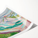 Edvard Munch's Expressionist Landscape - Abstract Wall Art Decor