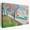 Edvard Munch's Expressionist Landscape - Abstract Wall Art Decor