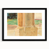 Elegant Impressionism Wall Art: Architectural Study by Sargent Print
