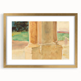 Elegant Impressionism Wall Art: Architectural Study by Sargent Print