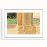 Elegant Impressionism Wall Art: Architectural Study by Sargent Print