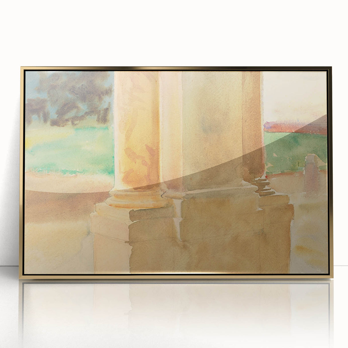 Elegant Impressionism Wall Art: Architectural Study by Sargent Print