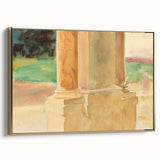 Elegant Impressionism Wall Art: Architectural Study by Sargent Print