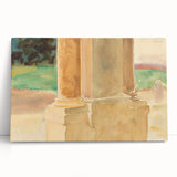 Elegant Impressionism Wall Art: Architectural Study by Sargent Print