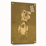 Modern Wall Art - Ghostly Genius Figure by Paul Klee - Unique Art Print
