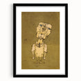 Modern Wall Art - Ghostly Genius Figure by Paul Klee - Unique Art Print