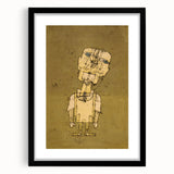 Modern Wall Art - Ghostly Genius Figure by Paul Klee - Unique Art Print