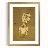 Modern Wall Art - Ghostly Genius Figure by Paul Klee - Unique Art Print