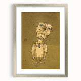Modern Wall Art - Ghostly Genius Figure by Paul Klee - Unique Art Print