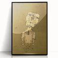 Modern Wall Art - Ghostly Genius Figure by Paul Klee - Unique Art Print