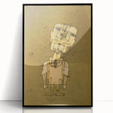Modern Wall Art - Ghostly Genius Figure by Paul Klee - Unique Art Print
